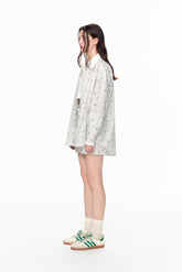 Floral Stripe Shorts