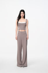 Grey Stretch Sweatpants - Set