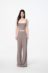 Grey Stretch Sweatpants - Set