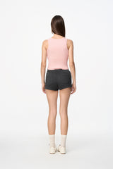 Pink Rhinestone Logo Tank Top