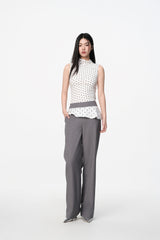 Polka Dot Sleeveless Top