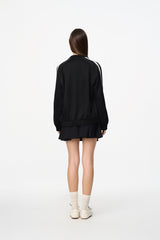 Elastic Rib Logo Tennis Skirt - Set