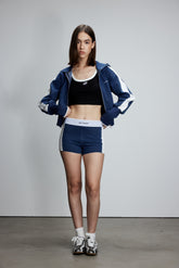 Asymmetric Color Block Logo Tank Top