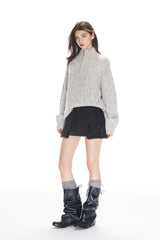 Vintage Wash Cargo Pocket Mini Skirt