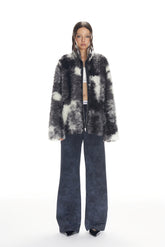 Logo Elastic Ribbing Wax Dye Wide-Leg Sweatpants