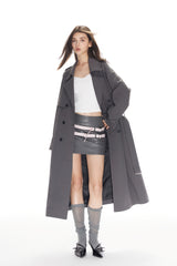 Grey Trench Coat