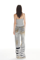 Halter Neck Scarf Tank Top