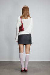 Lightweight Asymmetric Strap Long Sleeve Top