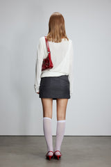 Lightweight Asymmetric Strap Long Sleeve Top