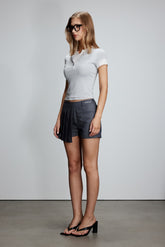 False Two-Piece Layering Tee