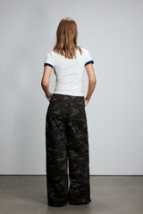 Cargo Pocket Camo Pants