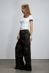 Cargo Pocket Camo Pants