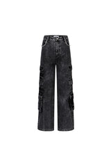 Gem Wash Black Pocket Jeans