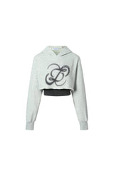 LOGO Print Two-Piece Hooded Sweatshirt