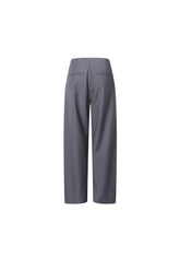 Grey Straight-Leg Rhinestone Trousers - Set