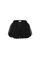 Webbing Logo Trim Cloud Bud Puff Shorts – Set