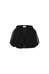 Webbing Logo Trim Cloud Bud Puff Shorts – Set