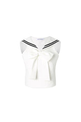 Bow Detail Sleeveless Top