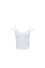 White Double Strap Camisole Top