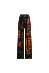 Black Gold Foil Straight Leg Jeans