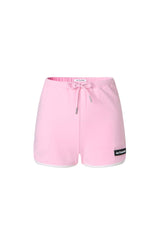 Pink & White Trim Shorts - Set
