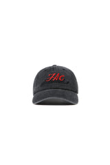 Washed Grey Embroidered Logo Baseball Cap