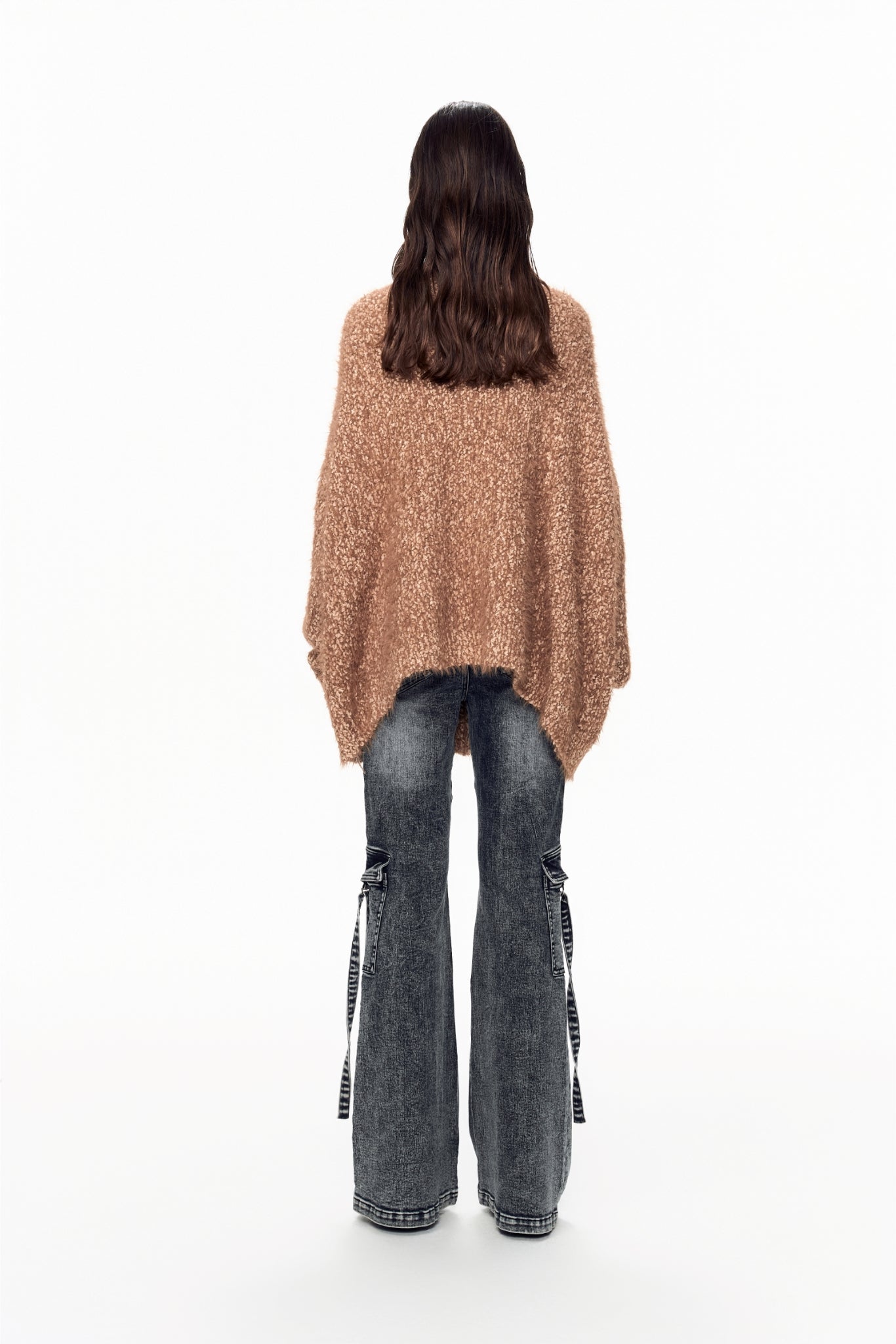 Brown Tassel Fringe Cardigan