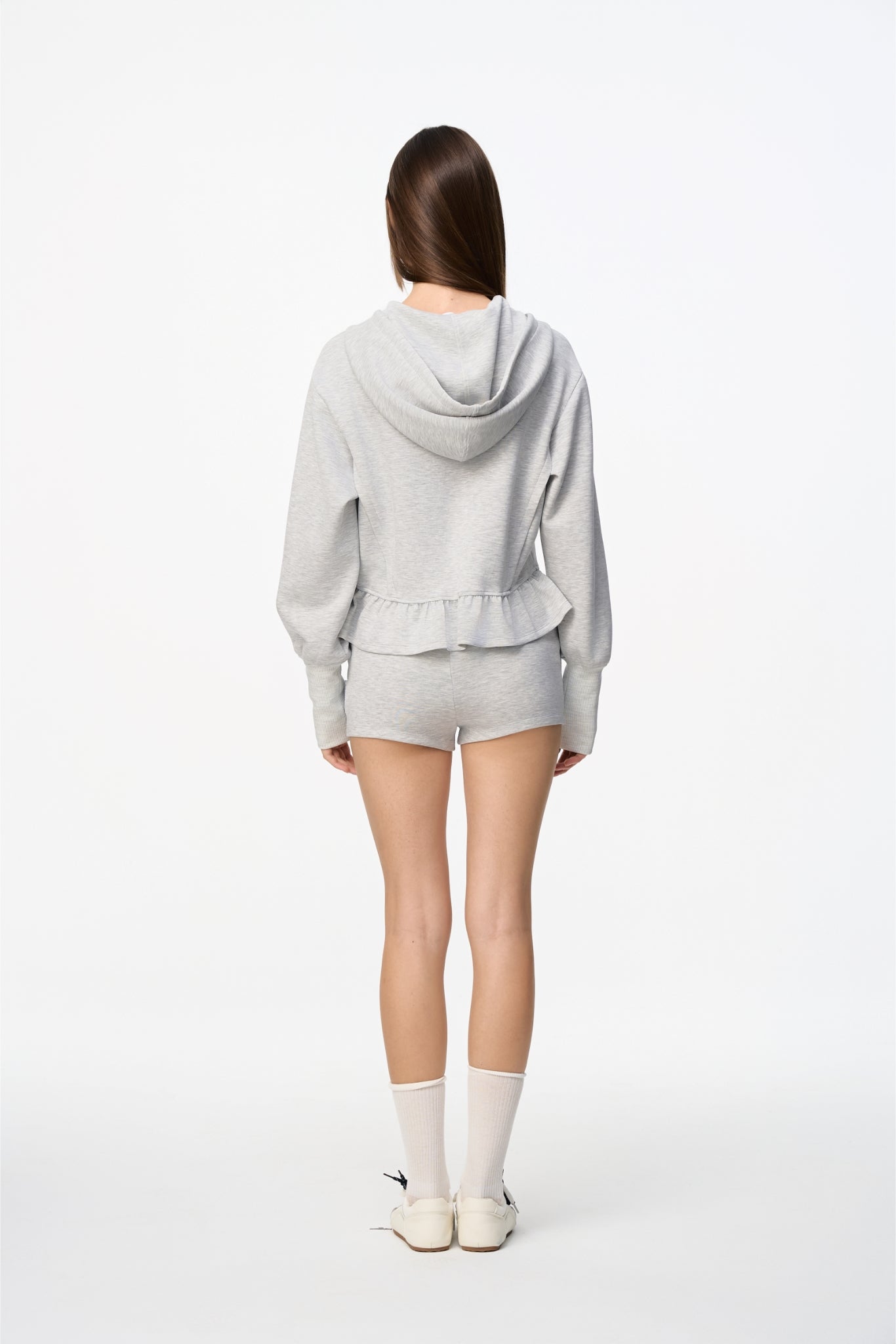 Grey Stretch Shorts - Set