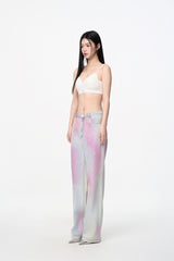Blue Starry Sky Wash Jeans