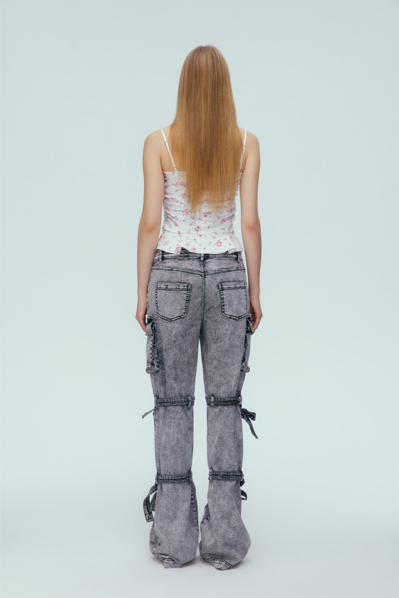 Floral Print Draped Camisole