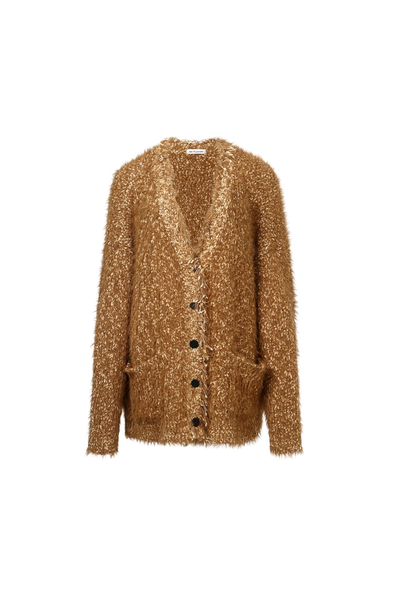 Brown Tassel Fringe Cardigan