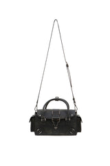 Washed Denim Pocket Crossbody Bag