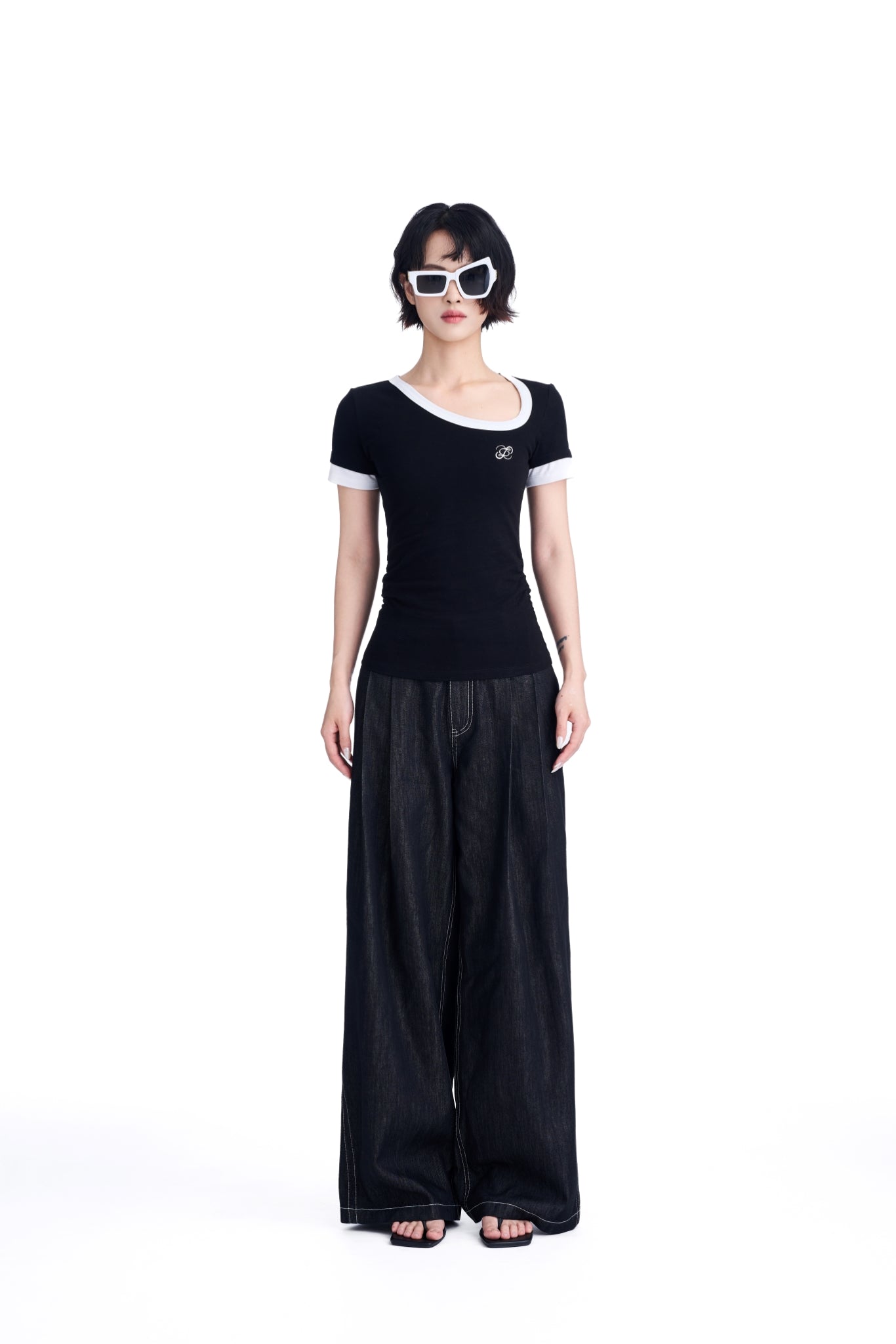 Raw Denim Trousers