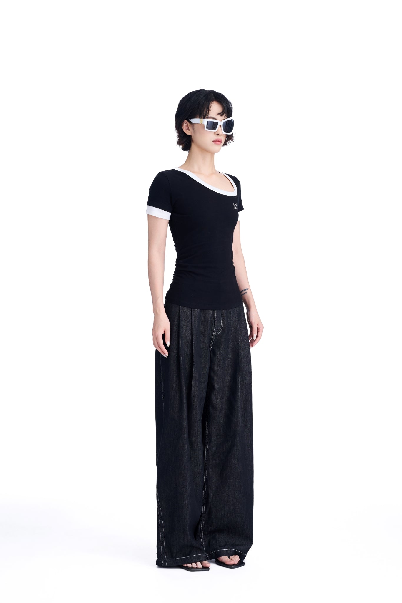 Raw Denim Trousers