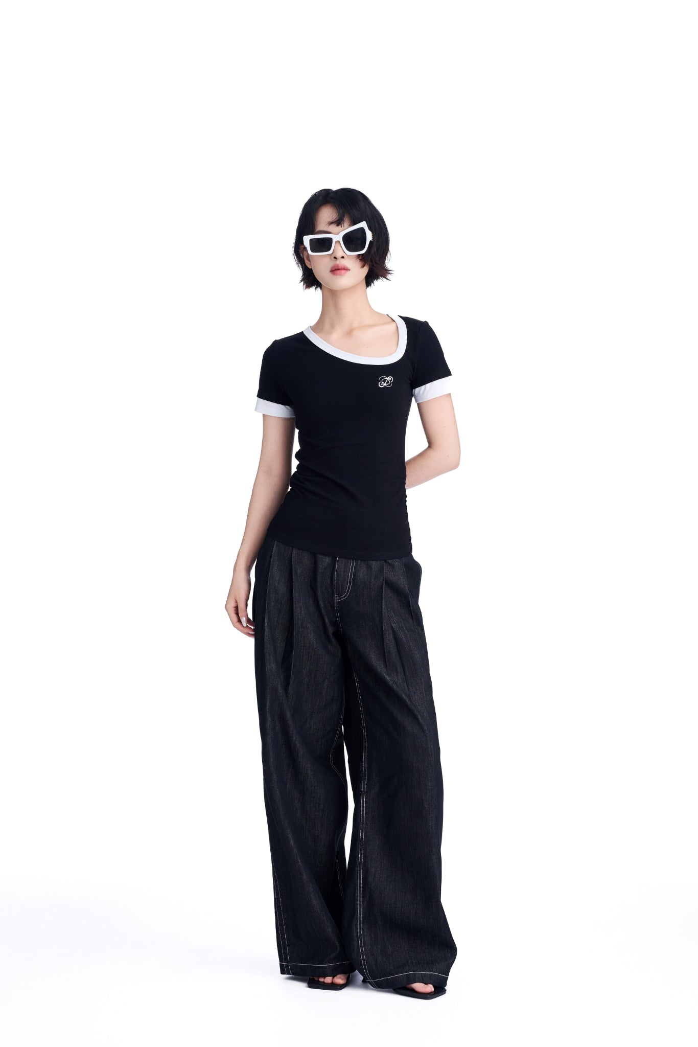 Raw Denim Trousers