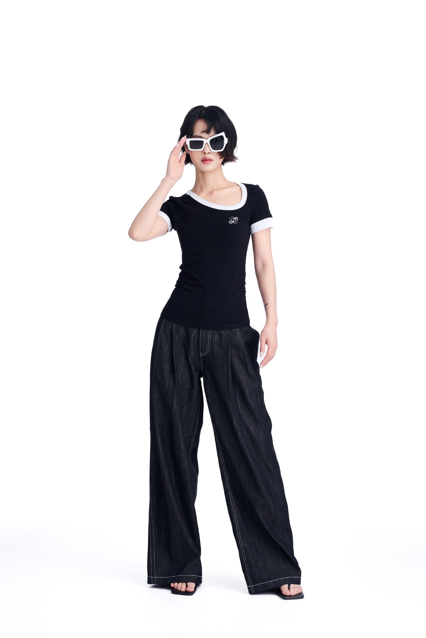 Raw Denim Trousers