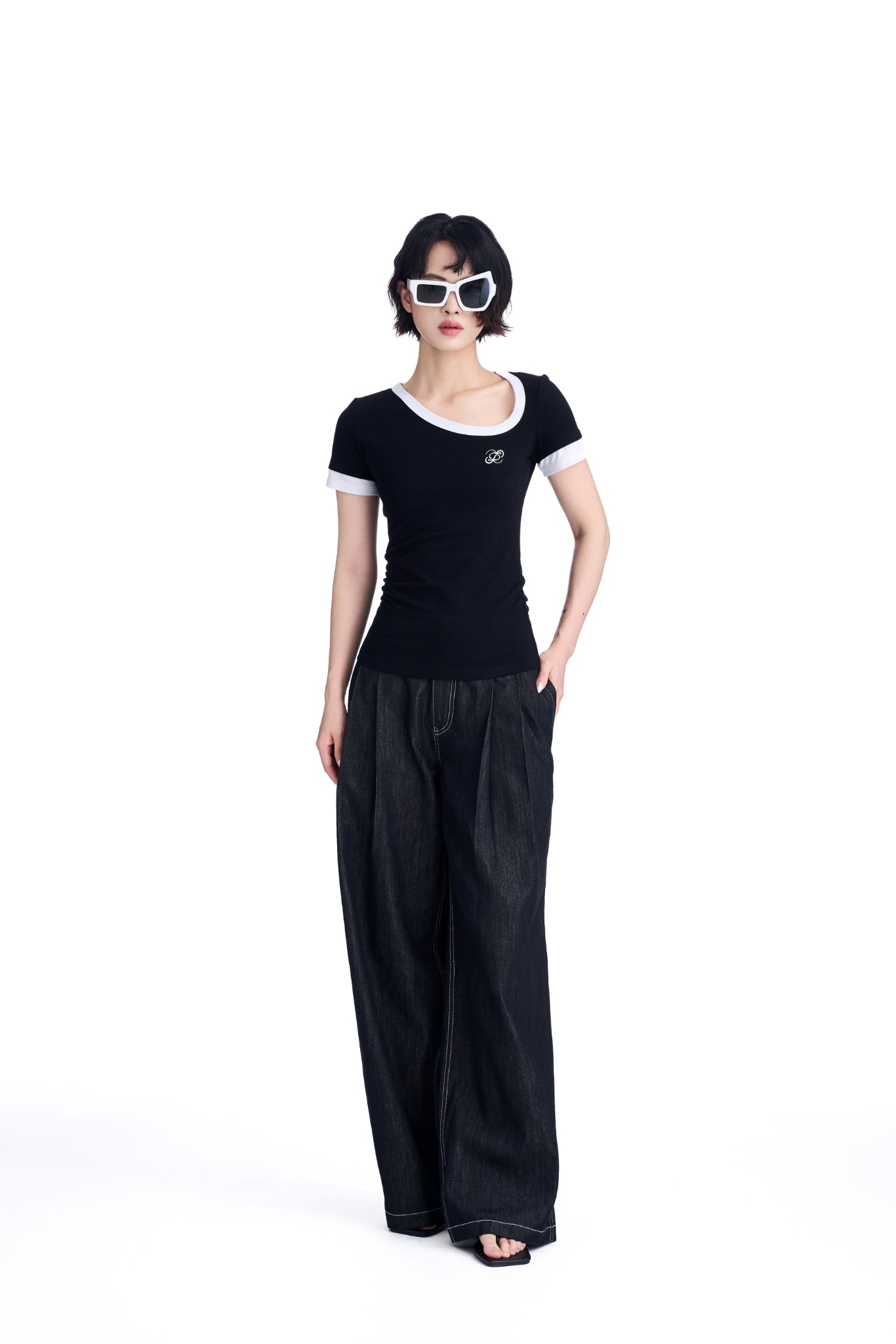 Raw Denim Trousers