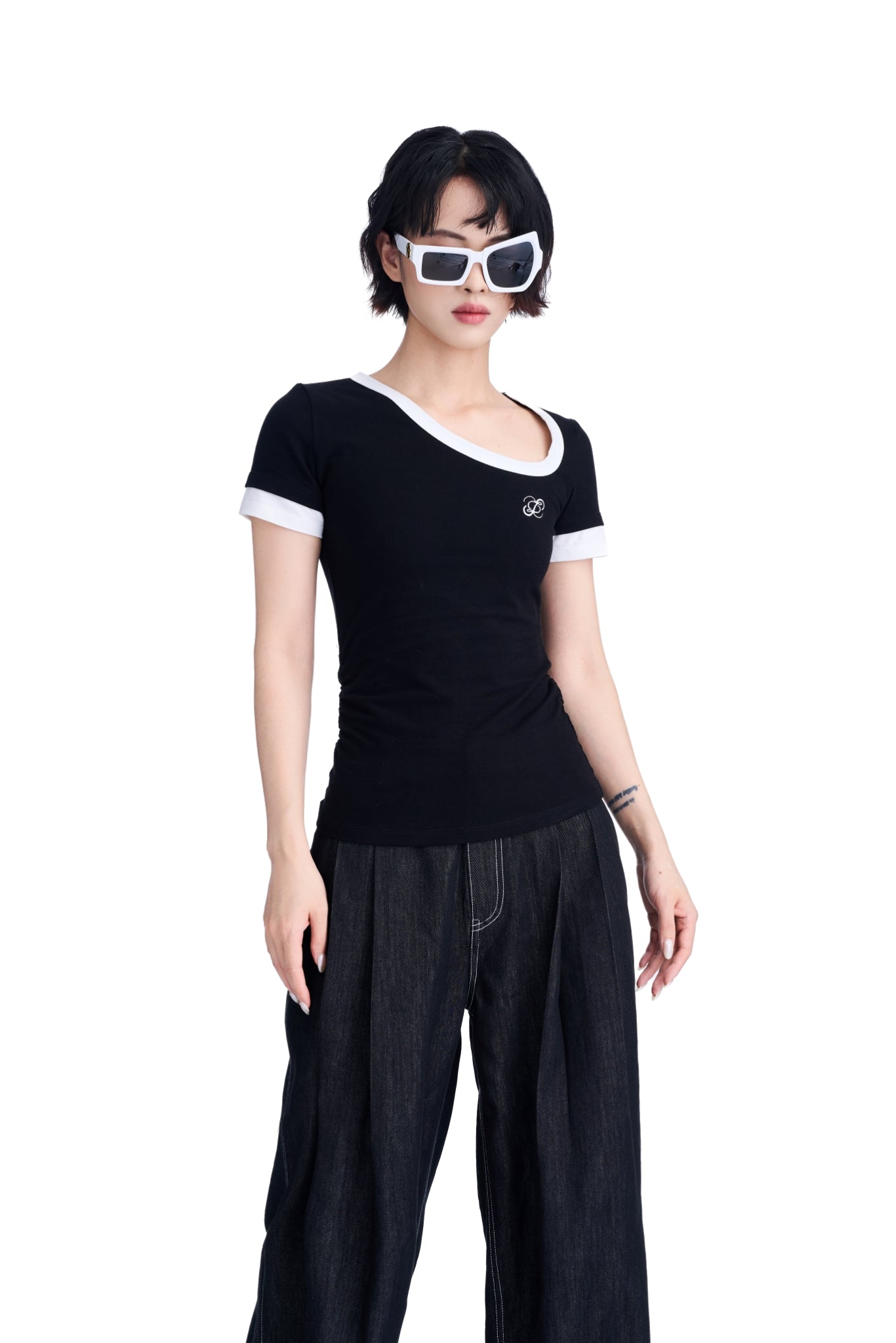 Raw Denim Trousers