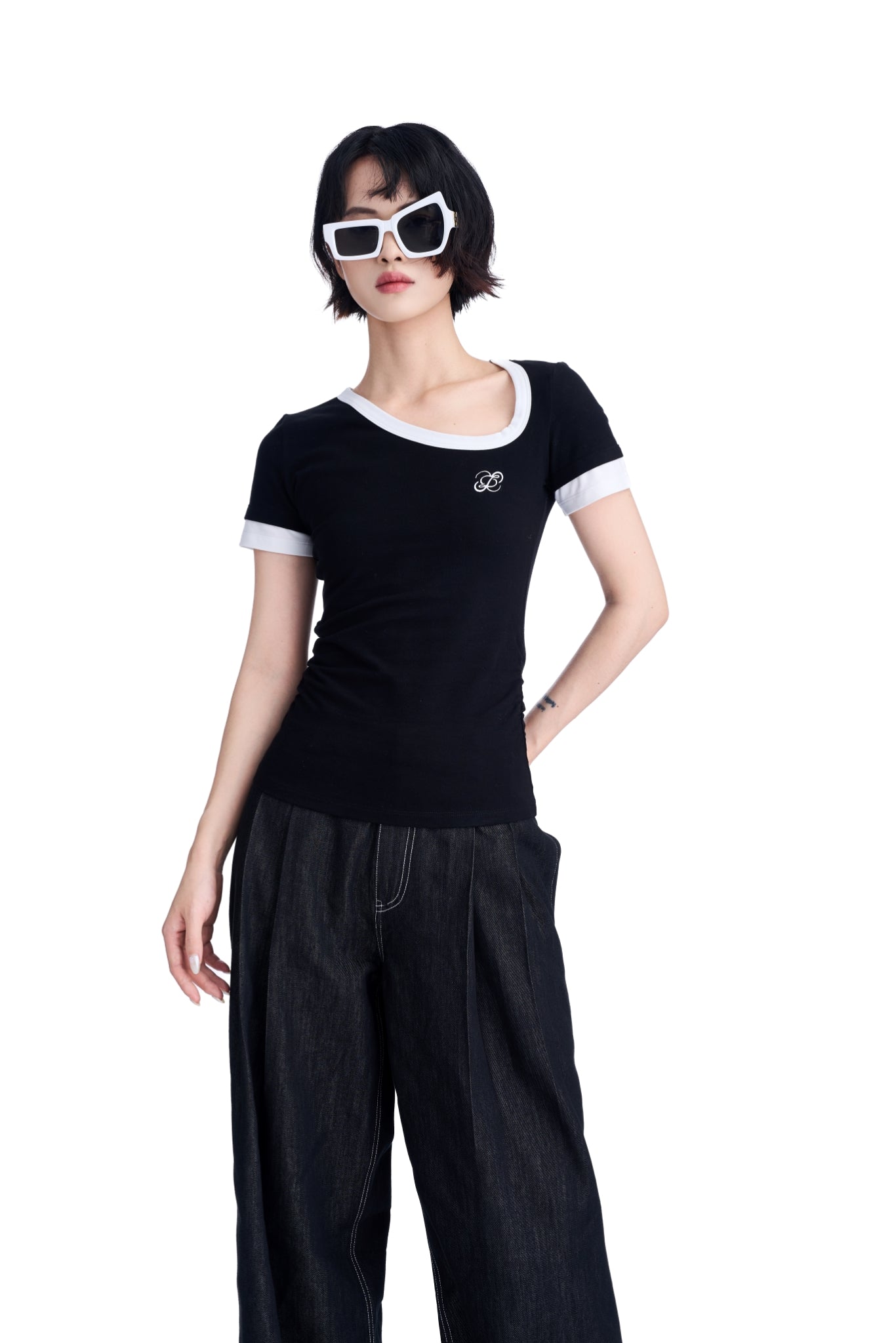 Raw Denim Trousers