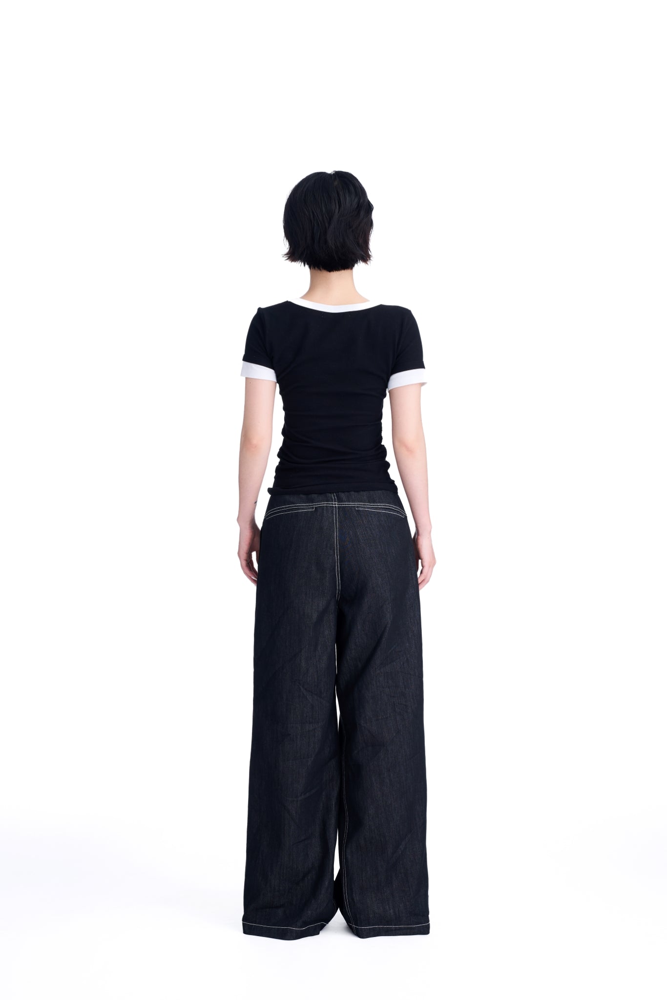 Raw Denim Trousers