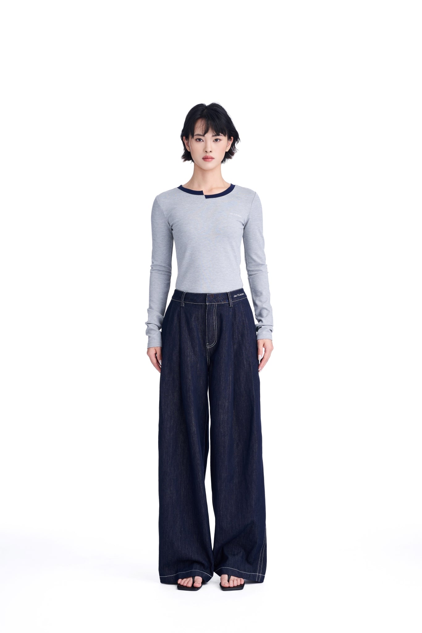 Raw Denim Trousers