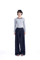 Raw Denim Trousers