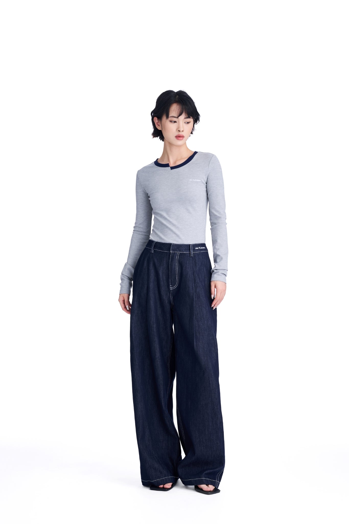 Raw Denim Trousers