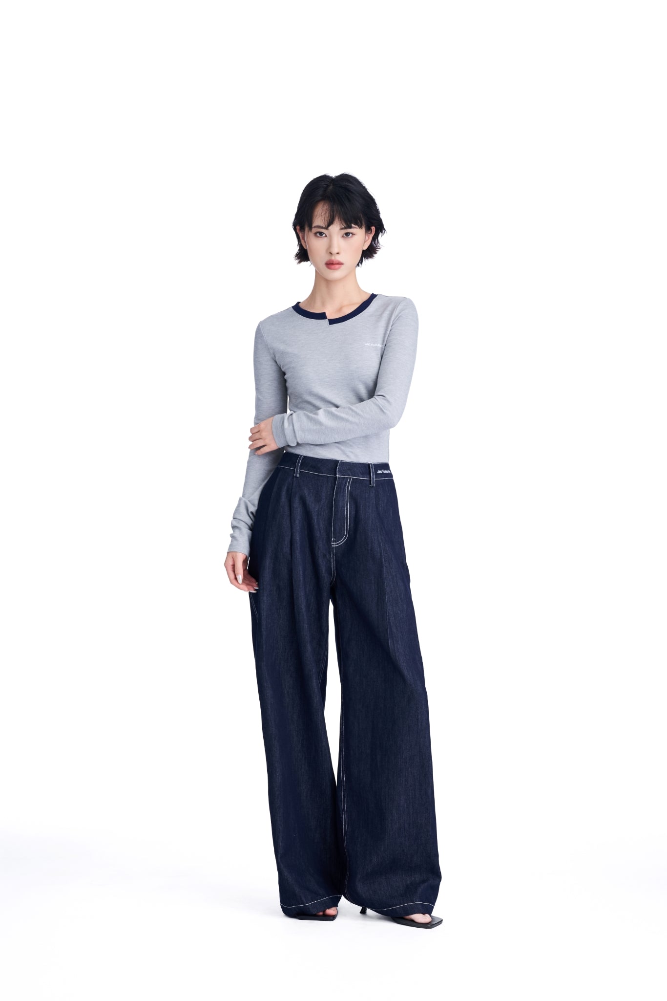 Raw Denim Trousers