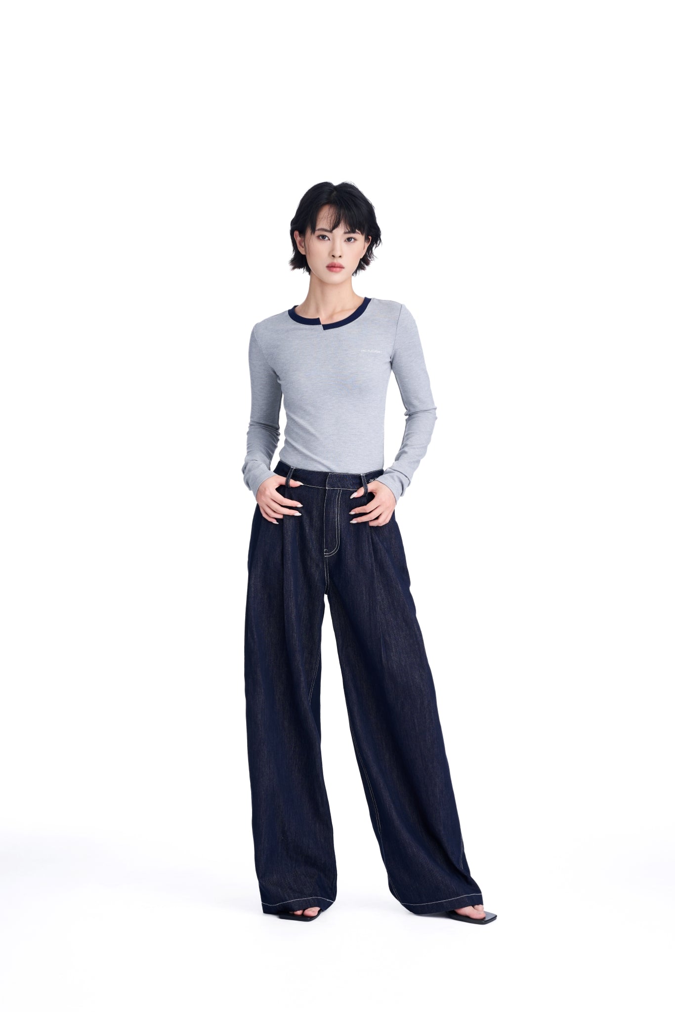 Raw Denim Trousers