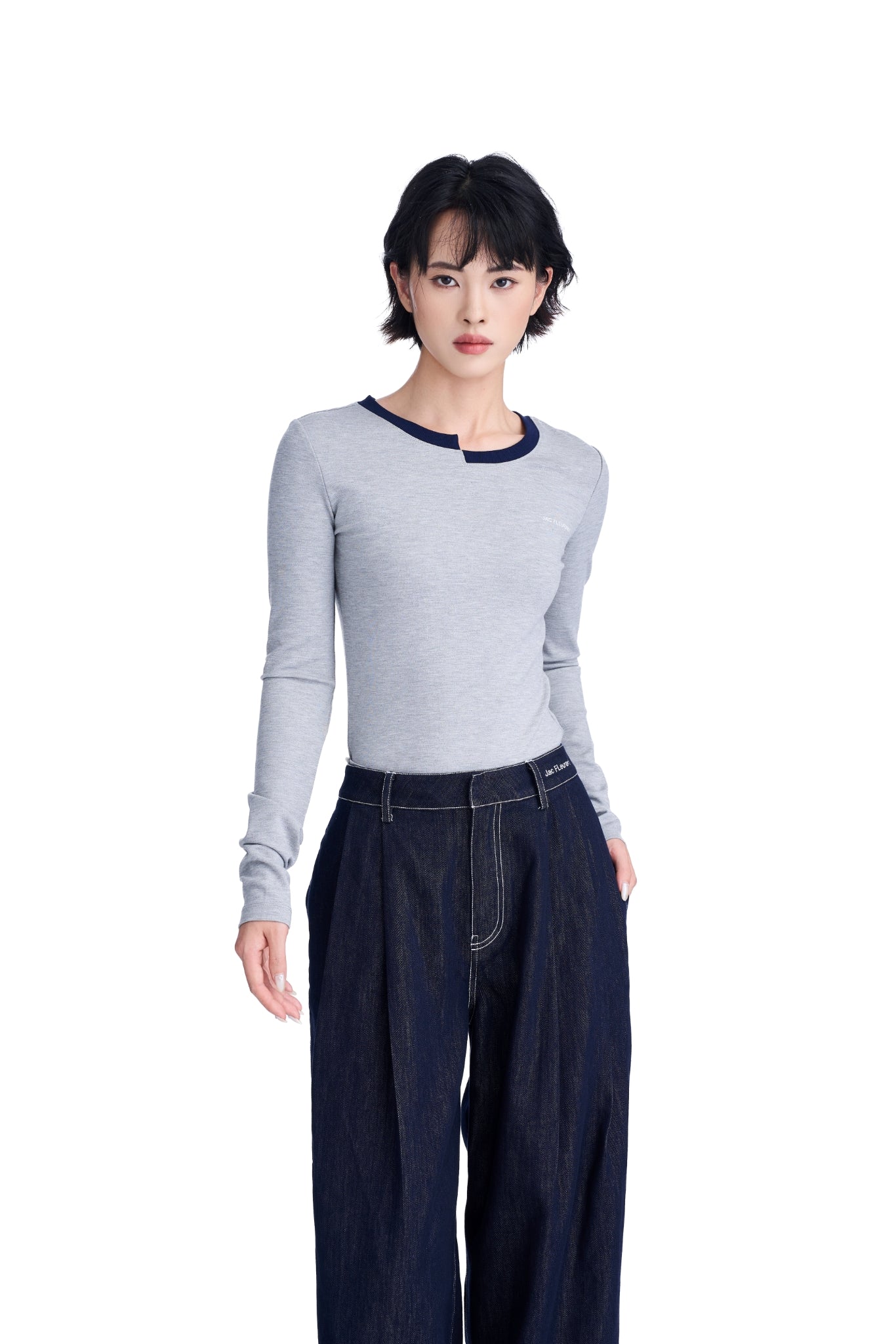 Raw Denim Trousers
