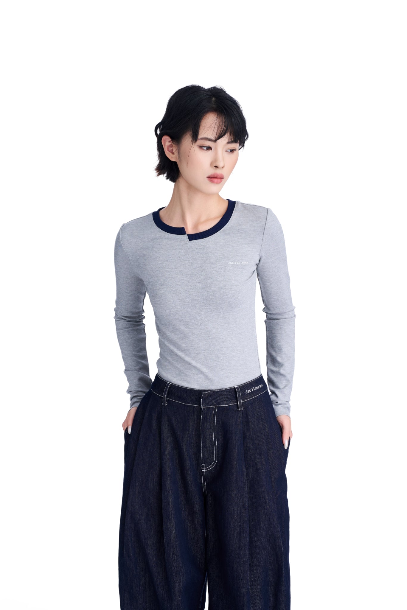 Raw Denim Trousers