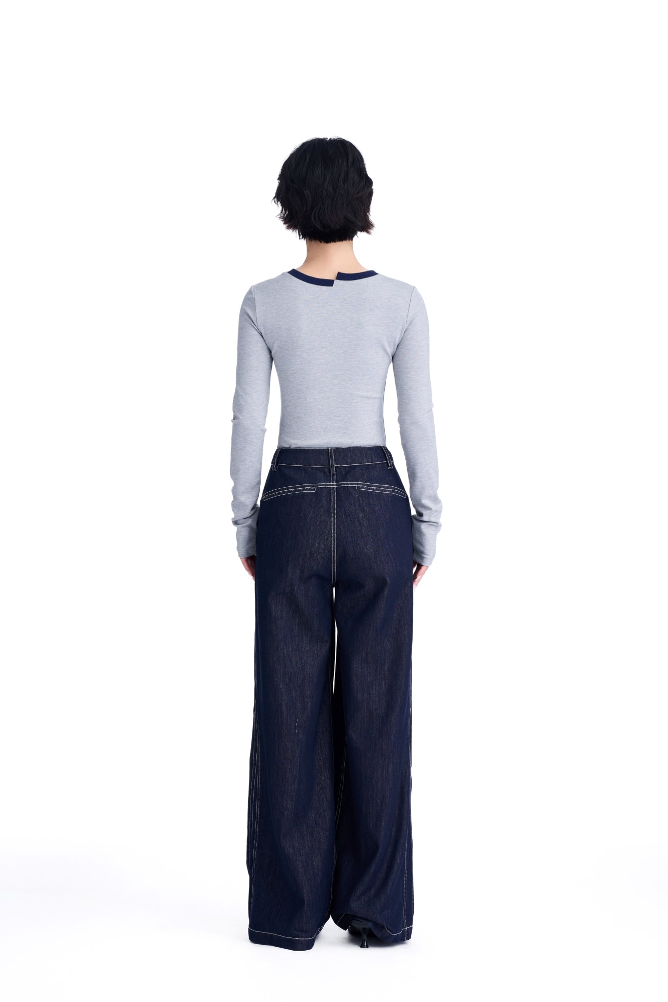 Raw Denim Trousers