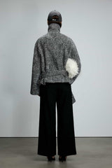 Stripe Waistband Panel Trousers