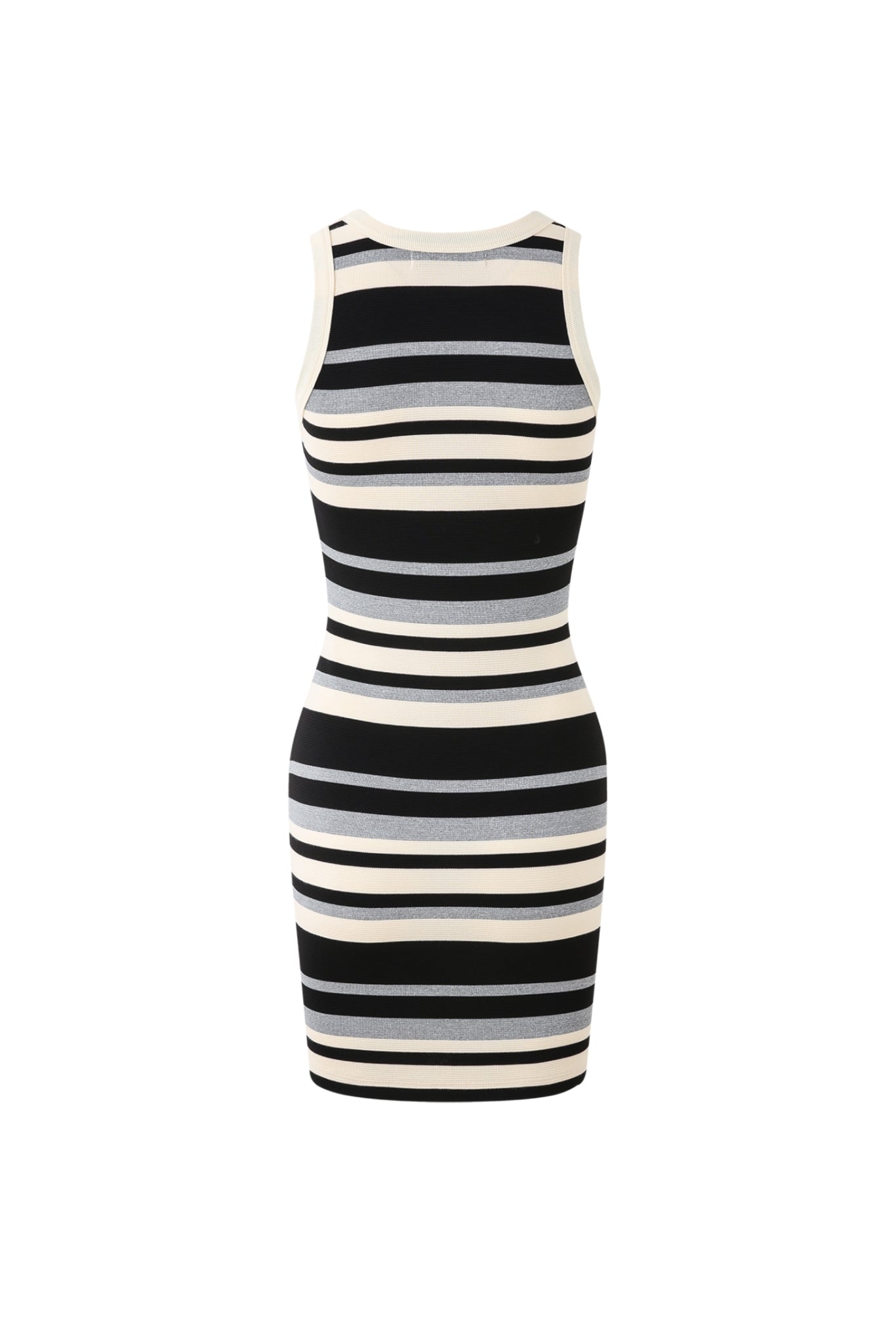 Striped Stretch Bodycon Dress